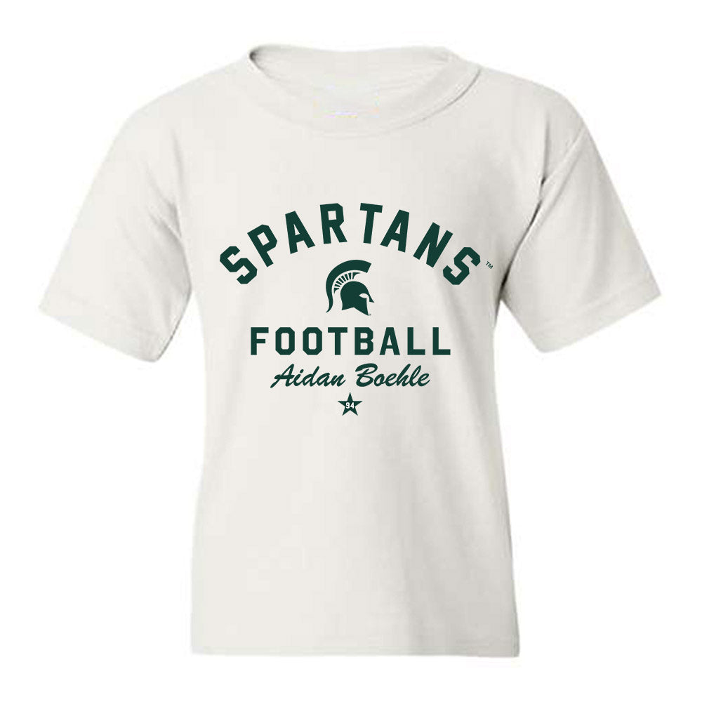Michigan State - NCAA Football : Aidan Boehle - Classic Shersey Youth T-Shirt-0