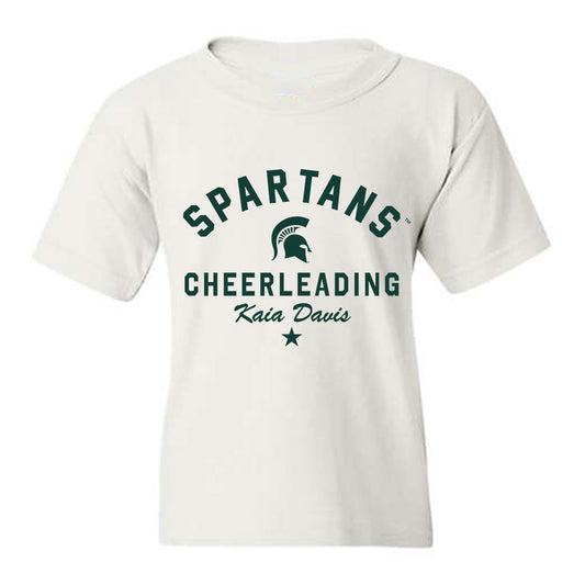 Michigan State - NCAA Cheerleading : Kaia Davis - Classic Shersey Youth T-Shirt-0