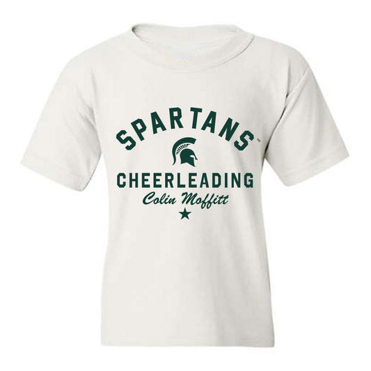Michigan State - NCAA Cheerleading : Colin Moffitt - Classic Shersey Youth T-Shirt-0