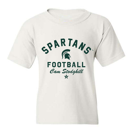 Michigan State - NCAA Football : Cam Stodghill - Classic Shersey Youth T-Shirt-0
