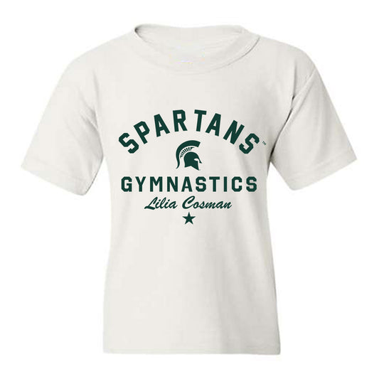 Michigan State - NCAA Women's Gymnastics : Lilia Cosman - Classic Shersey Youth T-Shirt-0