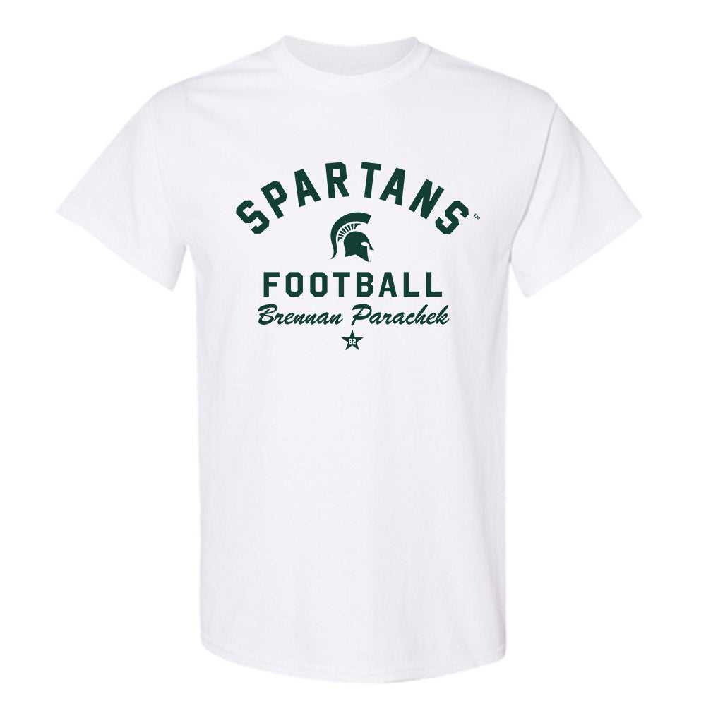 Michigan State - NCAA Football : Brennan Parachek - Classic Shersey T-Shirt-0