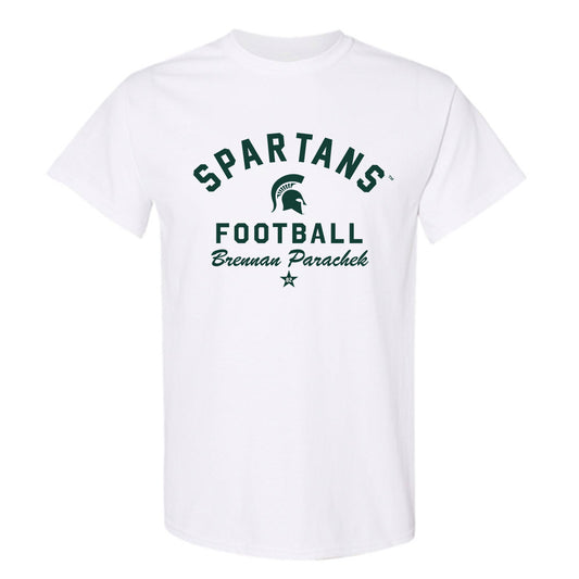Michigan State - NCAA Football : Brennan Parachek - Classic Shersey T-Shirt-0