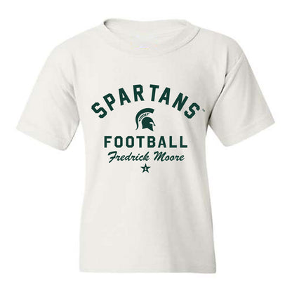 Michigan State - NCAA Football : Fredrick Moore - Classic Shersey Youth T-Shirt-0