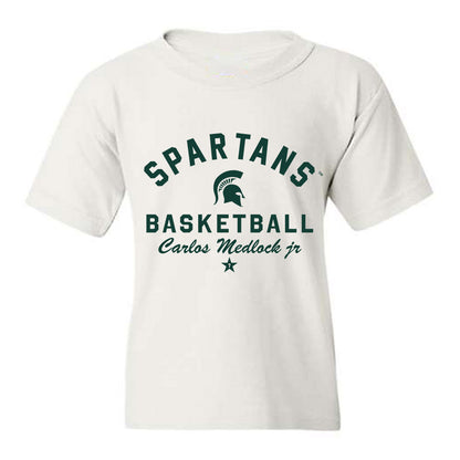 Michigan State - NCAA Men's Basketball : Carlos Medlock jr - Classic Shersey Youth T-Shirt-0