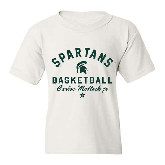 Michigan State - NCAA Men's Basketball : Carlos Medlock jr - Classic Shersey Youth T-Shirt-0