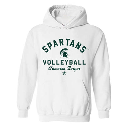 Michigan State - NCAA Women's Volleyball : Cameron Berger - Classic Shersey Hooded Sweatshirt-0
