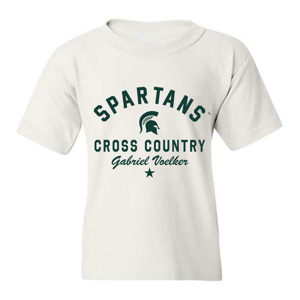 Michigan State - NCAA Men's Cross Country : Gabriel Voelker - Classic Shersey Youth T-Shirt-0
