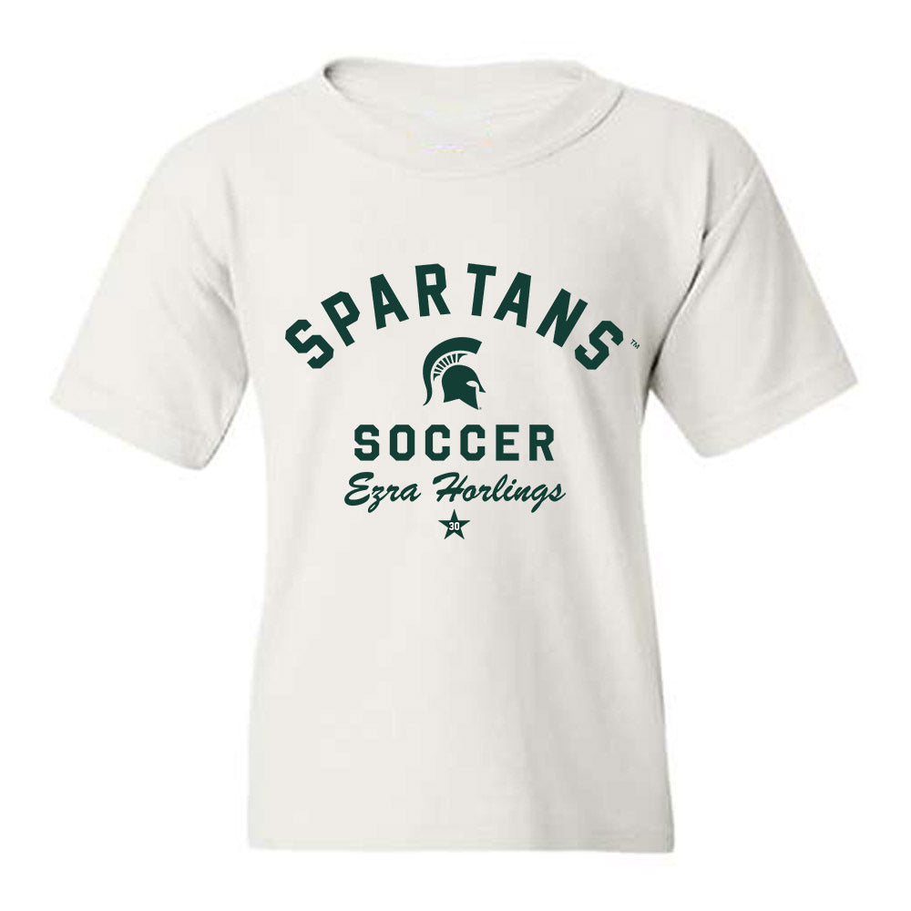 Michigan State - NCAA Men's Soccer : Ezra Horlings - Classic Shersey Youth T-Shirt-0