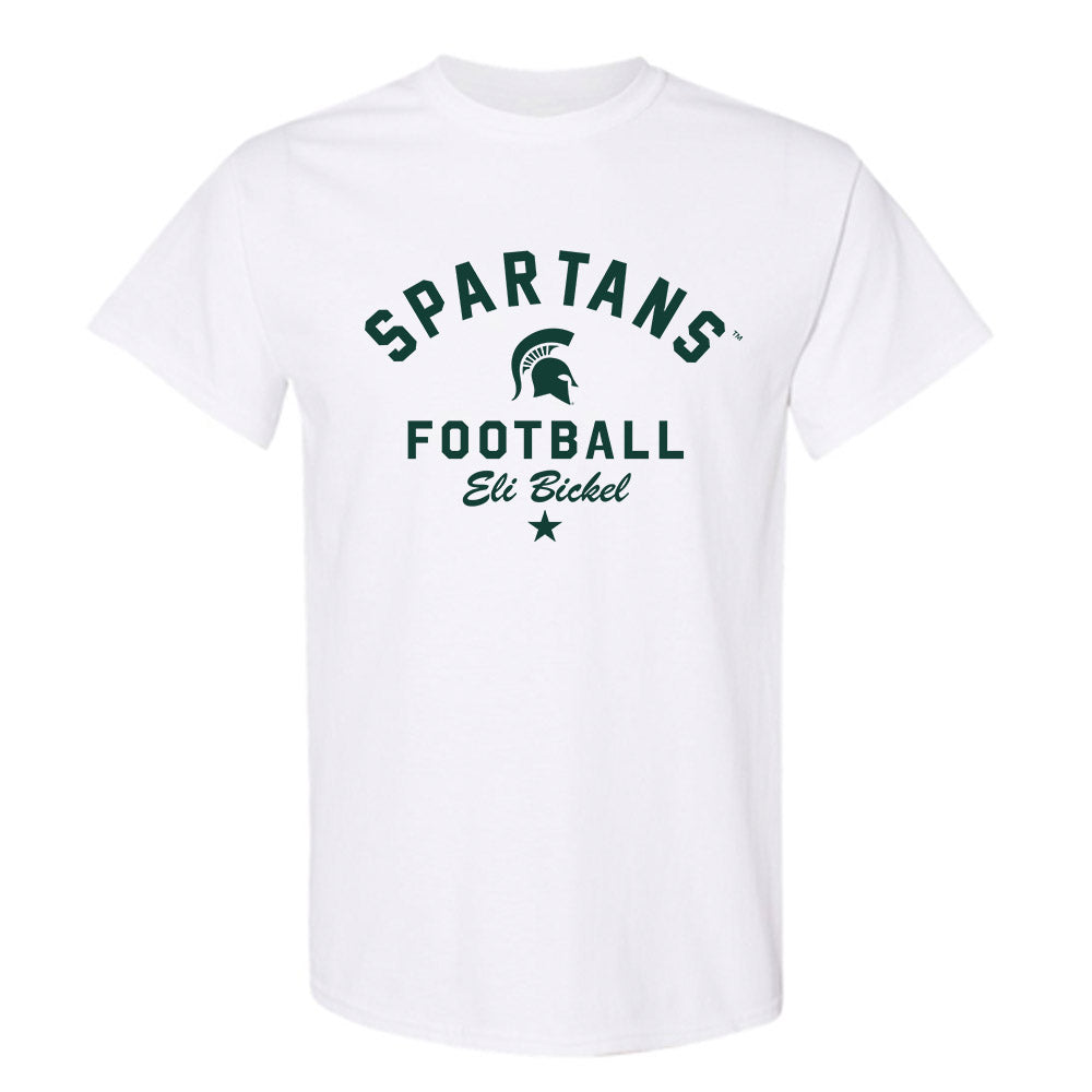 Michigan State - NCAA Football : Eli Bickel - Classic Shersey T-Shirt-0