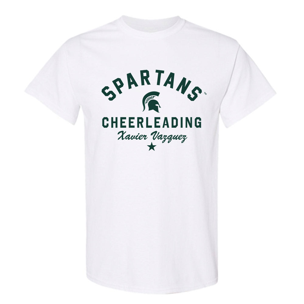 Michigan State - NCAA Cheerleading : Xavier Vazquez - Classic Shersey T-Shirt-0