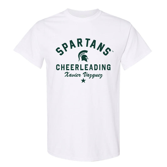 Michigan State - NCAA Cheerleading : Xavier Vazquez - Classic Shersey T-Shirt-0