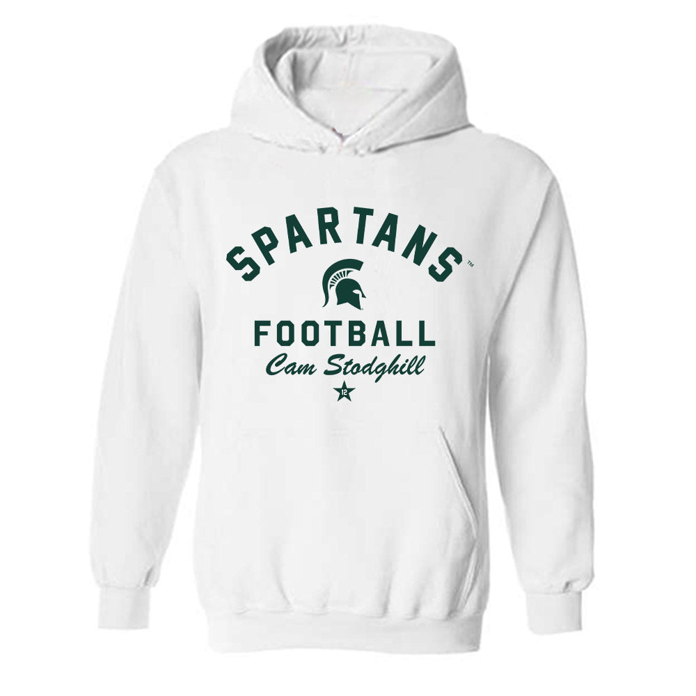 Michigan State - NCAA Football : Cam Stodghill - Classic Shersey Hooded Sweatshirt-0