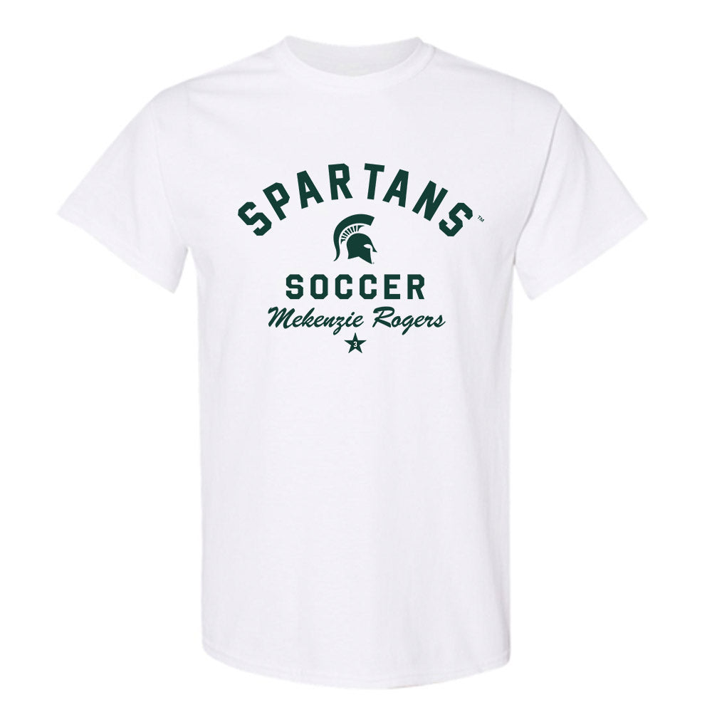 Michigan State - NCAA Women's Soccer : Mekenzie Rogers - Classic Shersey T-Shirt-0
