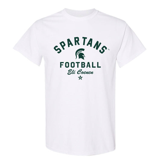Michigan State - NCAA Football : Eli Coenen - Classic Shersey T-Shirt-0