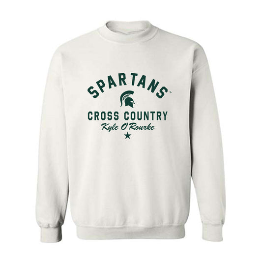 Michigan State - NCAA Men's Cross Country : Kyle O'Rourke - Classic Shersey Crewneck Sweatshirt-0