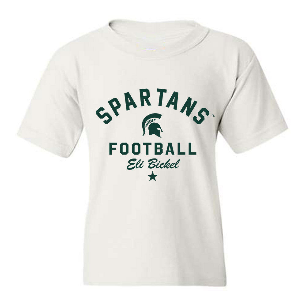 Michigan State - NCAA Football : Eli Bickel - Classic Shersey Youth T-Shirt-0