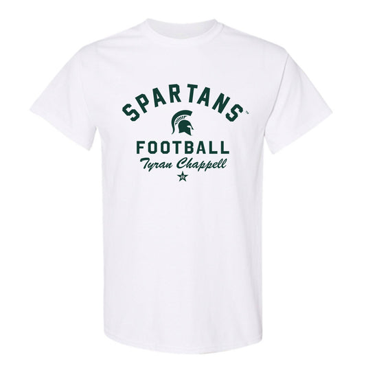 Michigan State - NCAA Football : Tyran Chappell - Classic Shersey T-Shirt-0