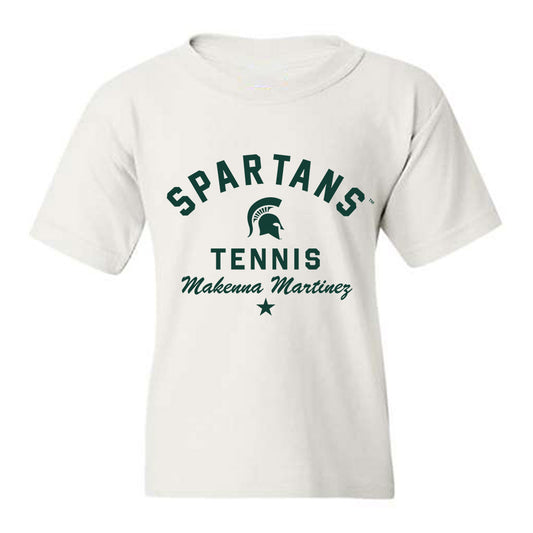 Michigan State - NCAA Women's Tennis : Makenna Martinez - Classic Shersey Youth T-Shirt-0