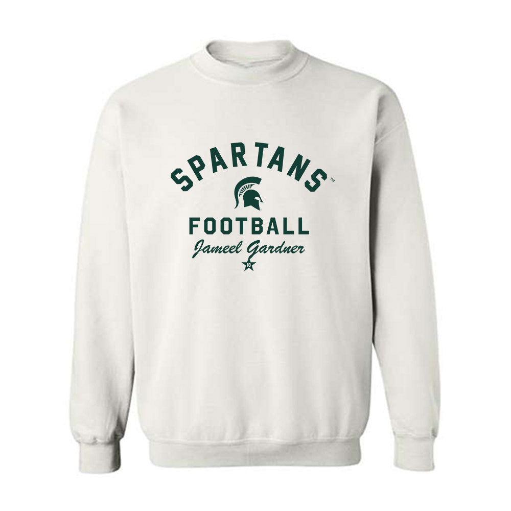 Michigan State - NCAA Football : Jameel Gardner - Classic Shersey Crewneck Sweatshirt-0