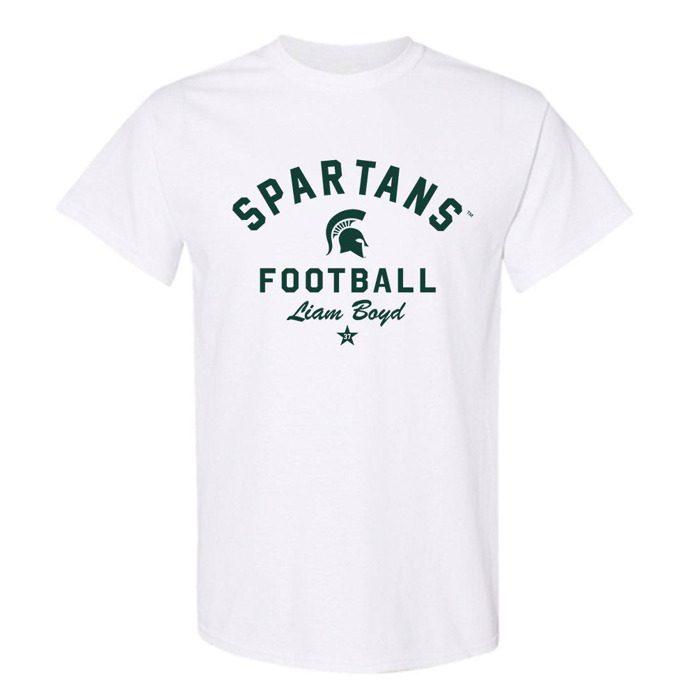 Michigan State - NCAA Football : Liam Boyd - Classic Shersey T-Shirt-0
