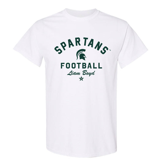 Michigan State - NCAA Football : Liam Boyd - Classic Shersey T-Shirt-0