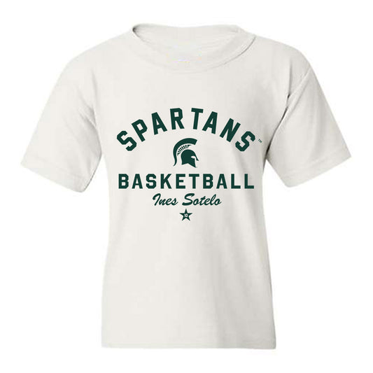 Michigan State - NCAA Women's Basketball : Ines Sotelo - Classic Shersey Youth T-Shirt-0