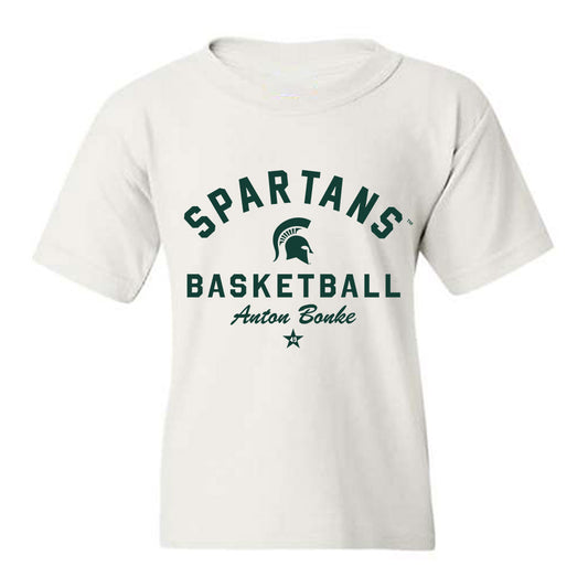 Michigan State - NCAA Men's Basketball : Anton Bonke - Classic Shersey Youth T-Shirt-0