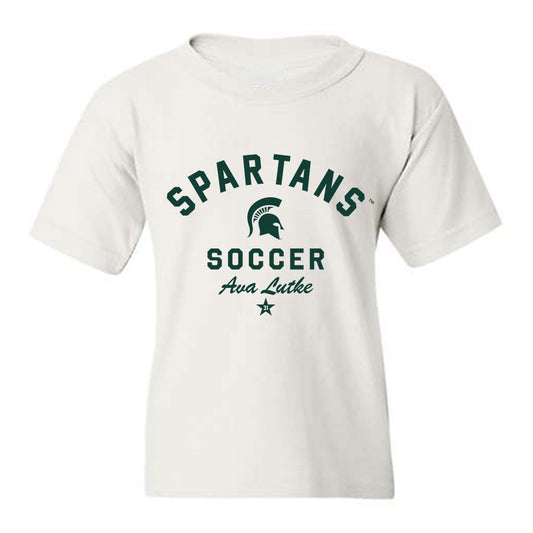 Michigan State - NCAA Women's Soccer : Ava Lutke - Classic Shersey Youth T-Shirt-0