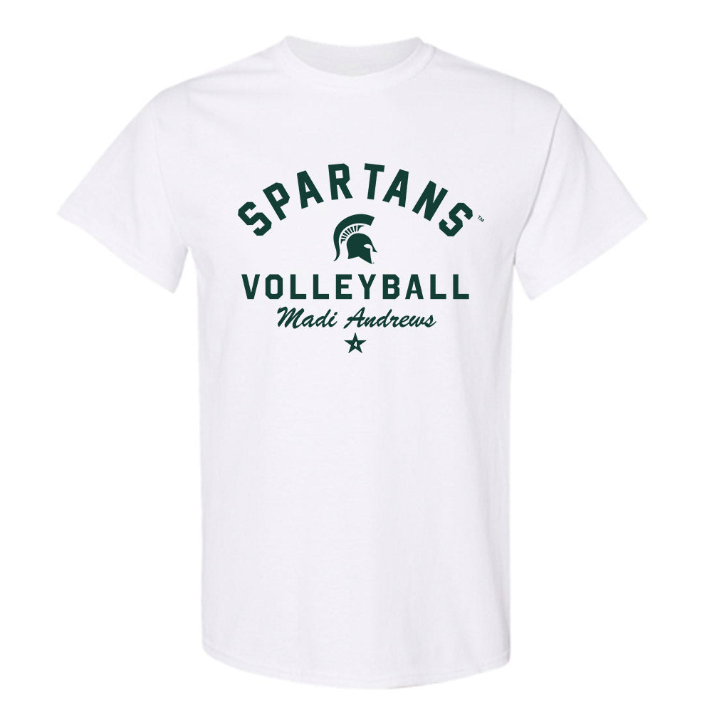 Michigan State - NCAA Women's Volleyball : Madi Andrews - Classic Shersey T-Shirt-0