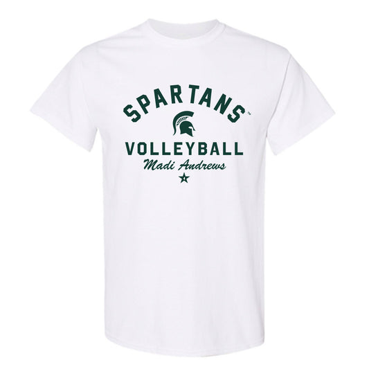 Michigan State - NCAA Women's Volleyball : Madi Andrews - Classic Shersey T-Shirt-0