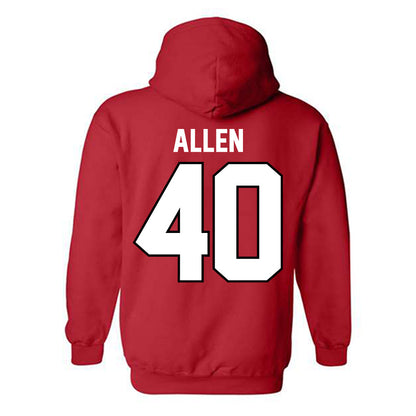 Ohio State - NCAA Men's Lacrosse : Jack Allen - Classic Shersey Hooded Sweatshirt-1