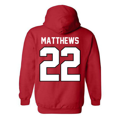 Ohio State - NCAA Women's Ice Hockey : Sloane Matthews - Classic Shersey Hooded Sweatshirt-1