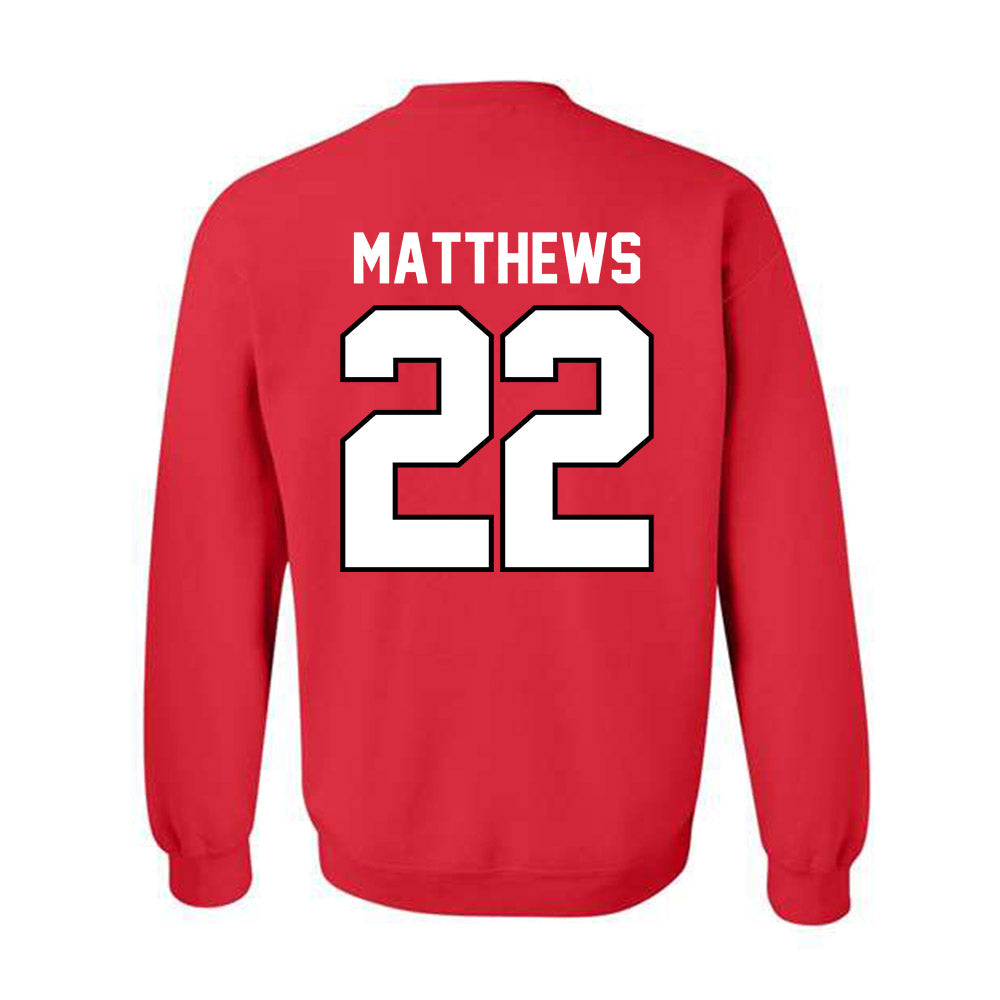Ohio State - NCAA Women's Ice Hockey : Sloane Matthews - Classic Shersey Crewneck Sweatshirt-1