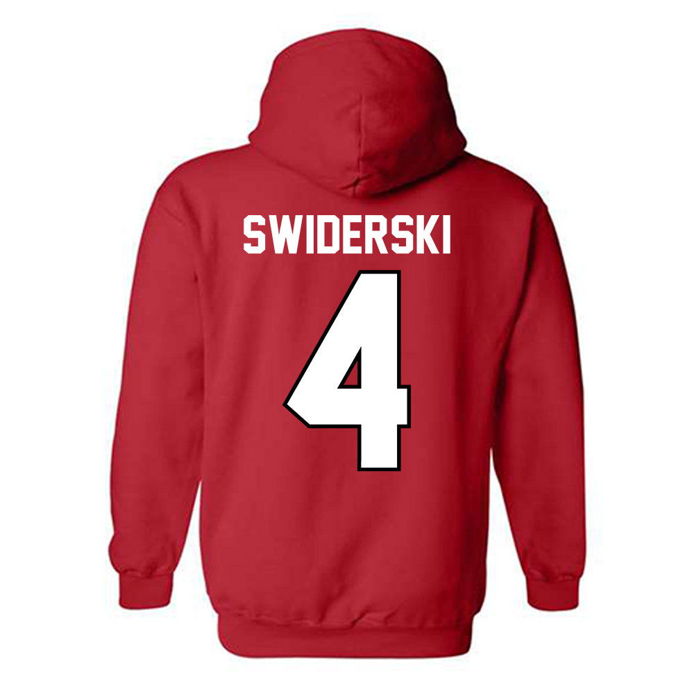 Ohio State - NCAA Women's Ice Hockey : Sara Swiderski - Classic Shersey Hooded Sweatshirt-1