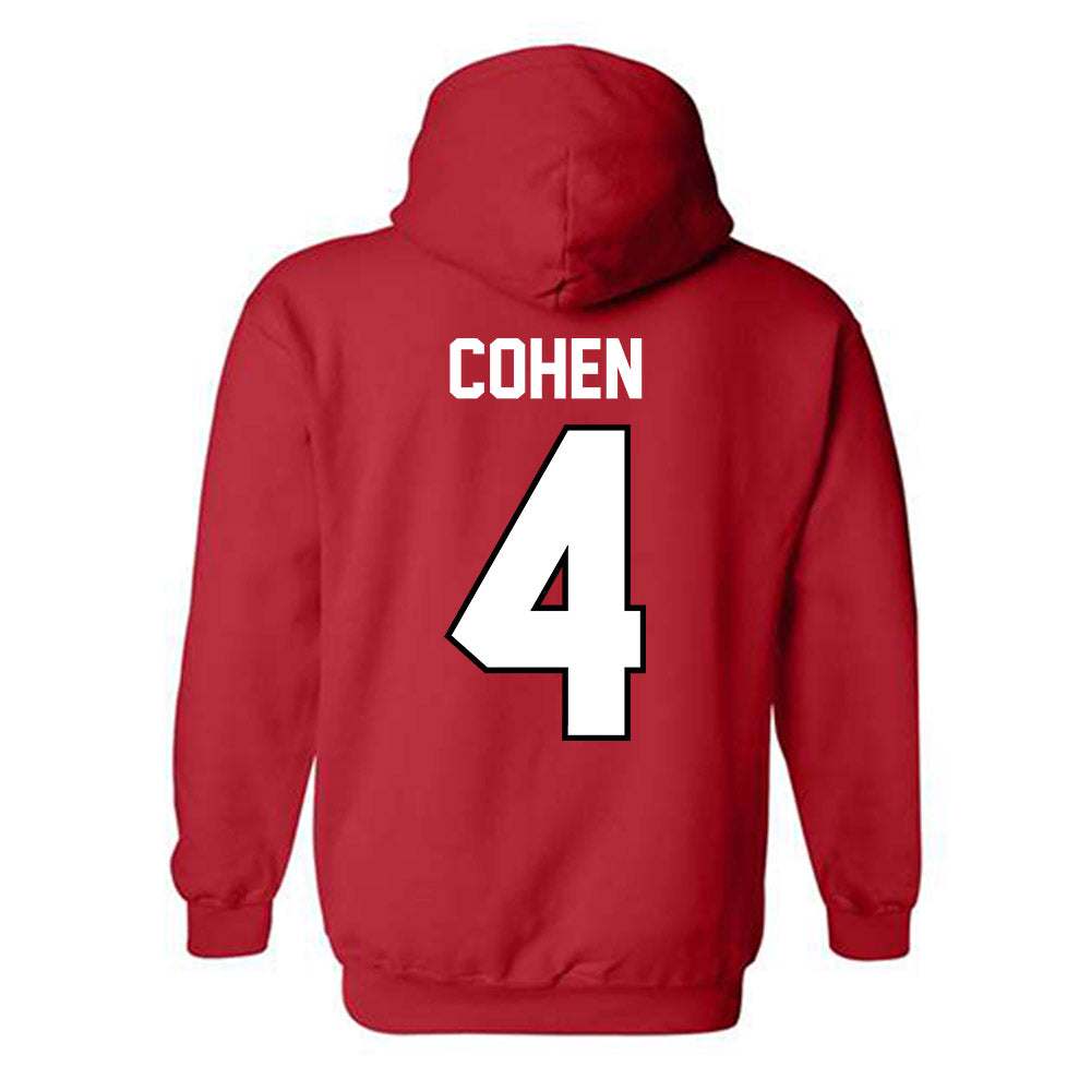 Ohio State - NCAA Men's Lacrosse : Jake Cohen - Classic Shersey Hooded Sweatshirt-1