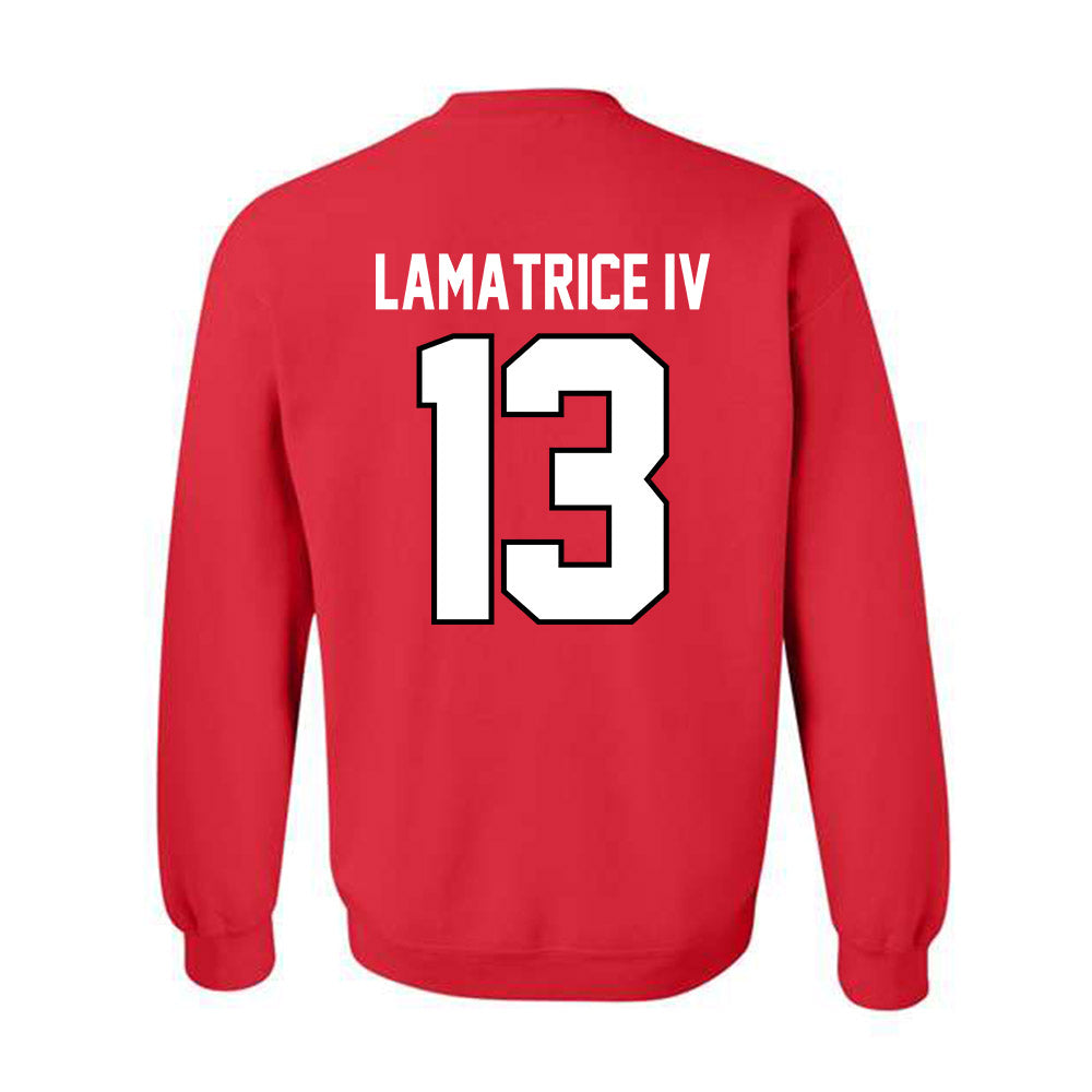 Ohio State - NCAA Men's Lacrosse : Angelo Lamatrice IV - Classic Shersey Crewneck Sweatshirt-1