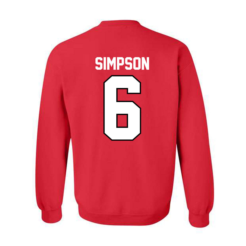 Ohio State - NCAA Baseball : Maddix Simpson - Classic Shersey Crewneck Sweatshirt-1