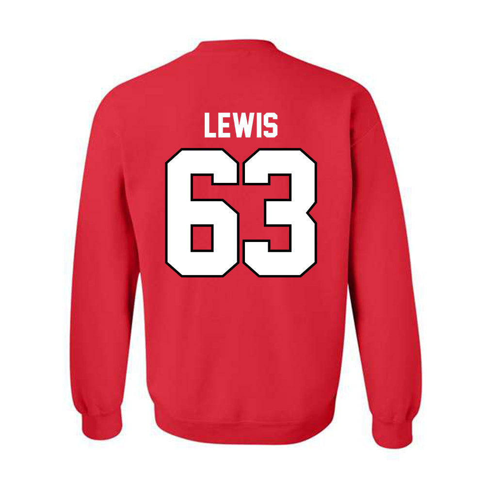 Ohio State - NCAA Men's Ice Hockey : Nathan Lewis - Classic Shersey Crewneck Sweatshirt-1
