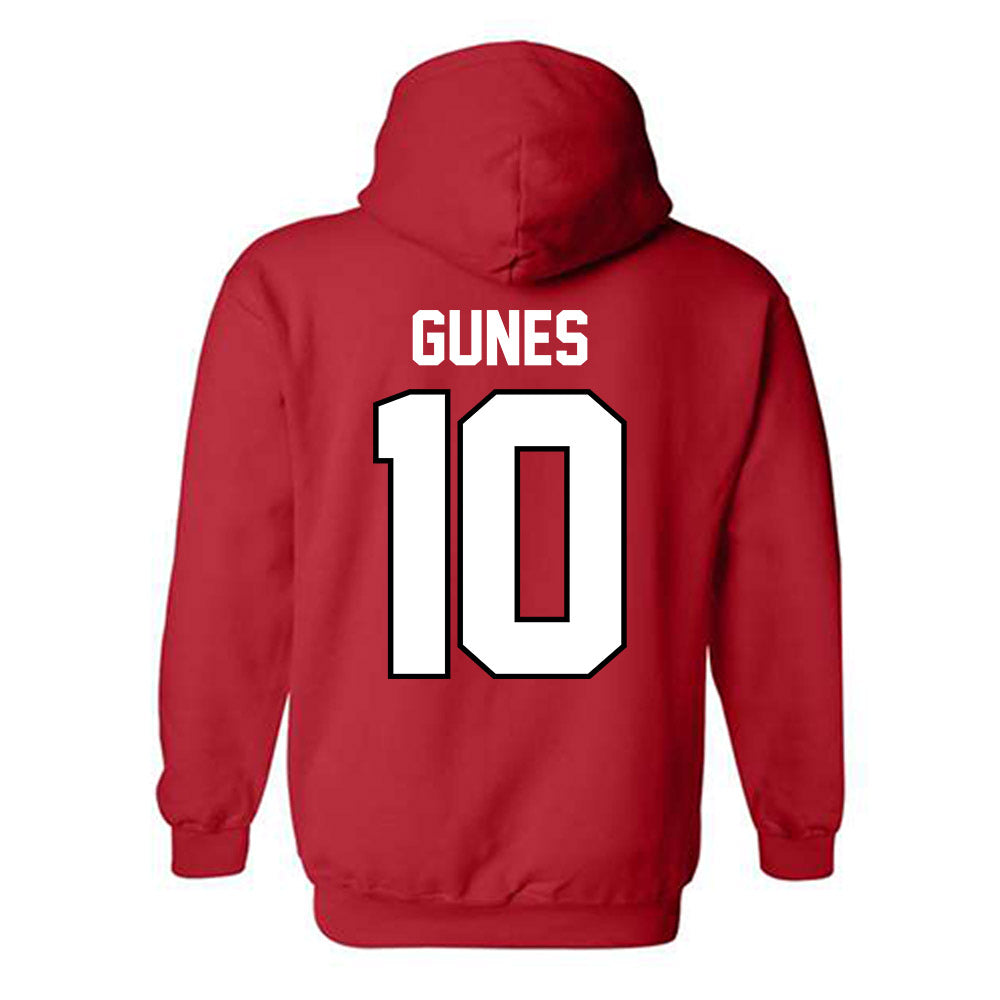 Ohio State - NCAA Women's Volleyball : Mina Gunes - Classic Shersey Hooded Sweatshirt-1
