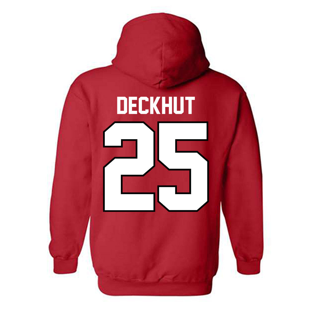 Ohio State - NCAA Men's Ice Hockey : Sam Deckhut - Classic Shersey Hooded Sweatshirt-1