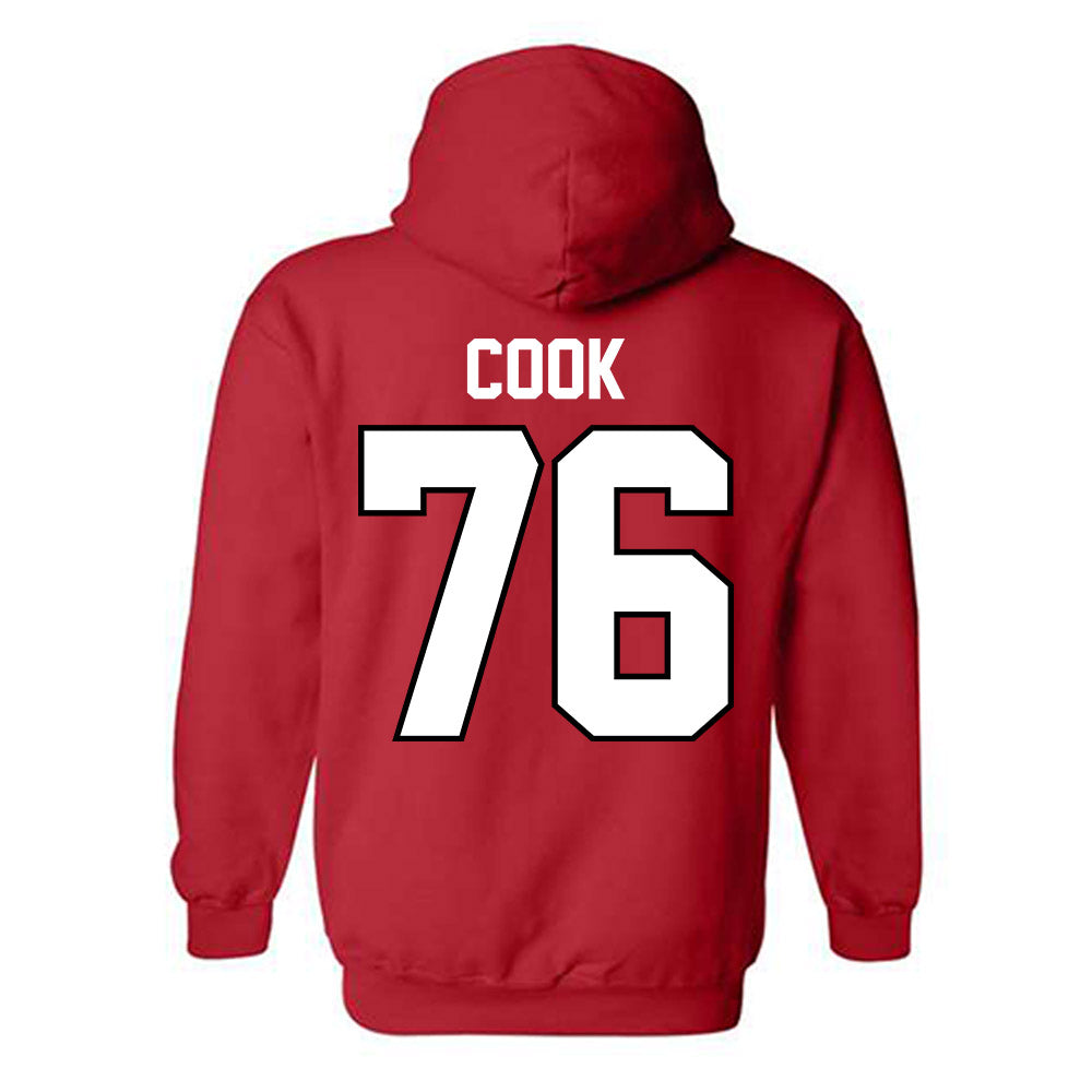 Ohio State - NCAA Football : Jake Cook - Classic Shersey Hooded Sweatshirt-1