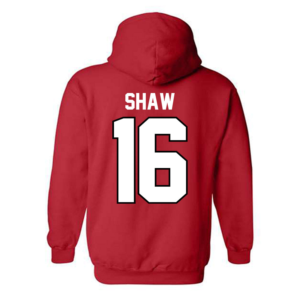 Ohio State - NCAA Men's Lacrosse : Dominic Shaw - Classic Shersey Hooded Sweatshirt-1