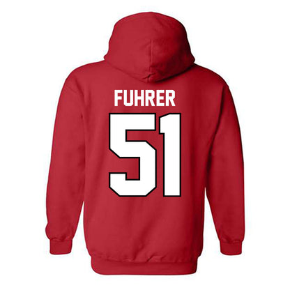 Ohio State - NCAA Baseball : Connor Fuhrer - Classic Shersey Hooded Sweatshirt-1