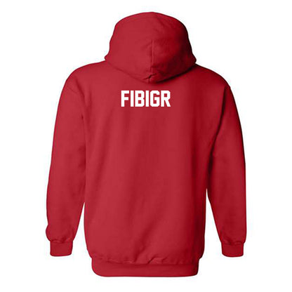 Ohio State - NCAA Men's Ice Hockey : Jakub Fibigr - Classic Shersey Hooded Sweatshirt-1