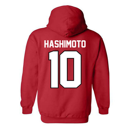 Ohio State - NCAA Men's Gymnastics : Jace Hashimoto - Classic Shersey Hooded Sweatshirt-1