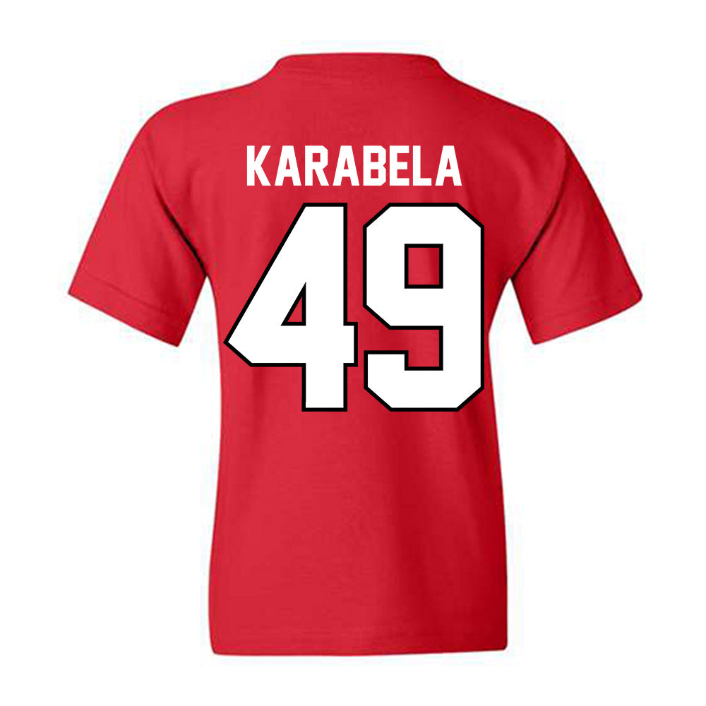 Ohio State - NCAA Men's Ice Hockey : Jake Karabela - Classic Shersey Youth T-Shirt-1