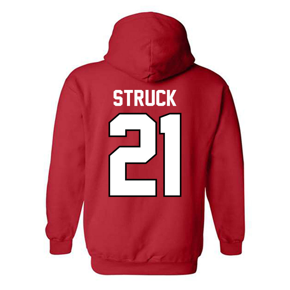 Ohio State - NCAA Men's Lacrosse : Jake Struck - Classic Shersey Hooded Sweatshirt-1