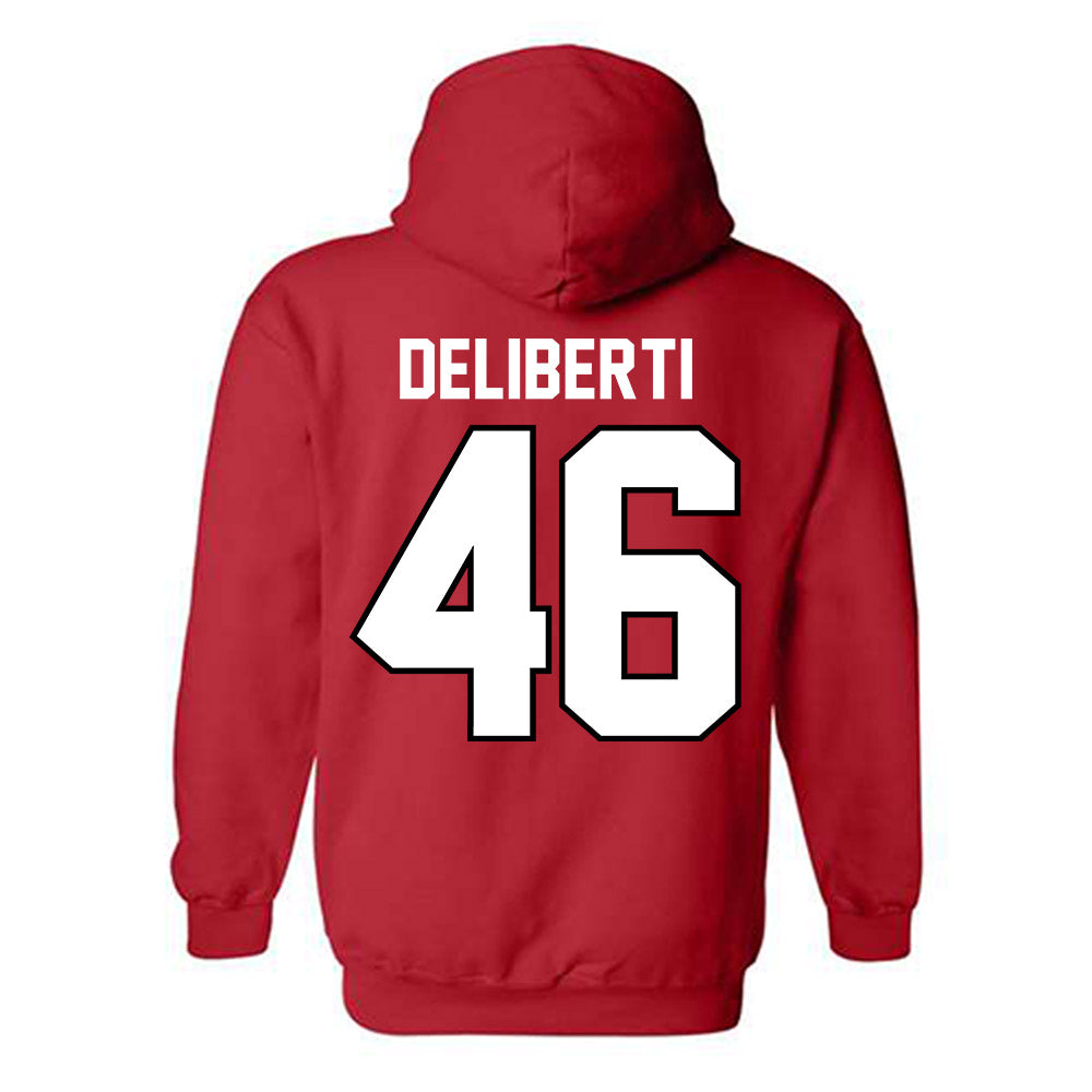 Ohio State - NCAA Men's Lacrosse : Jack Deliberti - Classic Shersey Hooded Sweatshirt-1