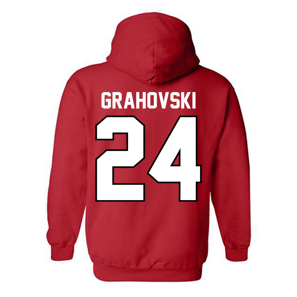 Ohio State - NCAA Men's Gymnastics : Kristian Grahovski - Classic Shersey Hooded Sweatshirt-1